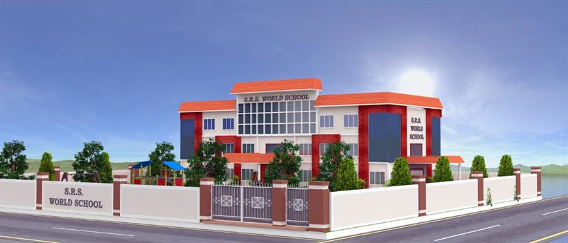 Entrance gate of SRS World School