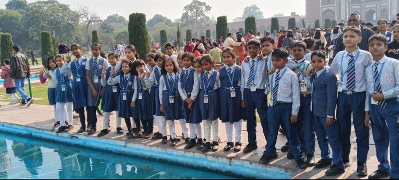 Students enjoying a school excursion